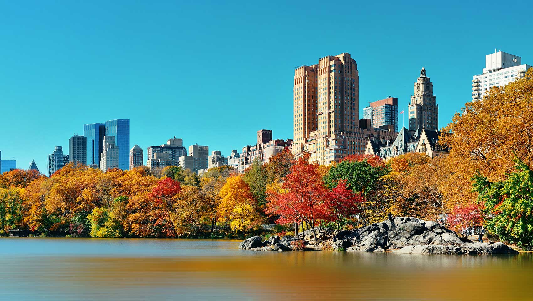 Fall weather in Central Park